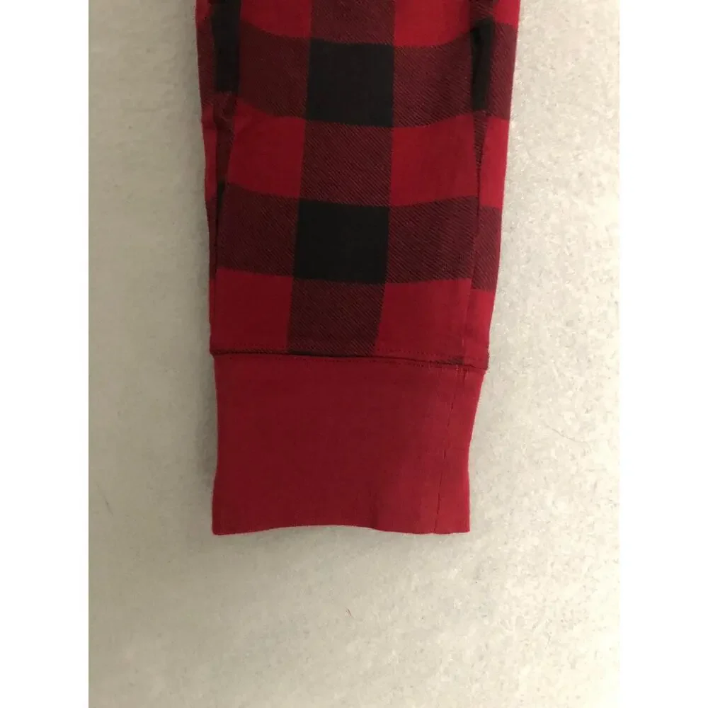 Polo Ralph Lauren Buffalo Check Jogger Lounge Pants Men's Small Cotton NEW